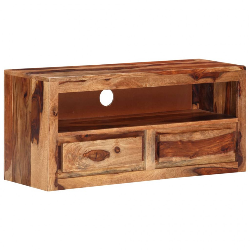 Szafka pod telewizor, 88x30x40 cm, lite drewno