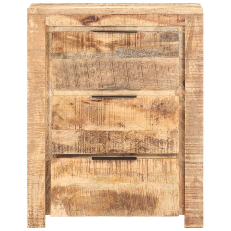 Komoda, 59x33x75 cm, surowe drewno mango