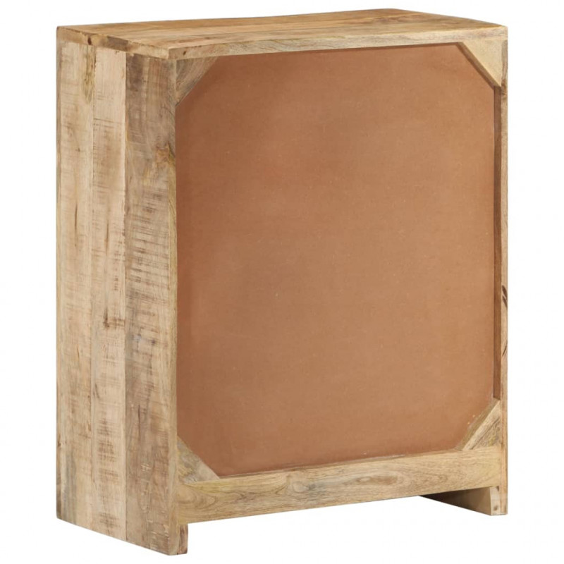 Komoda, 59x33x75 cm, surowe drewno mango