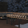 Wąż świetlny, 1200 LED, ciepła biel, 50 m, PVC
