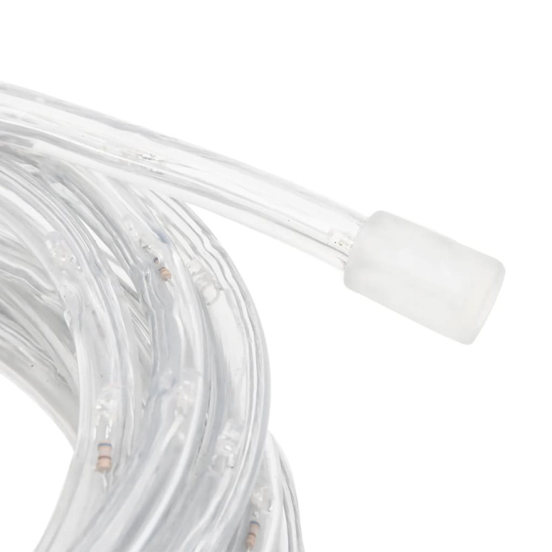 Wąż świetlny, 1200 LED, ciepła biel, 50 m, PVC