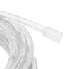 Wąż świetlny, 1200 LED, ciepła biel, 50 m, PVC