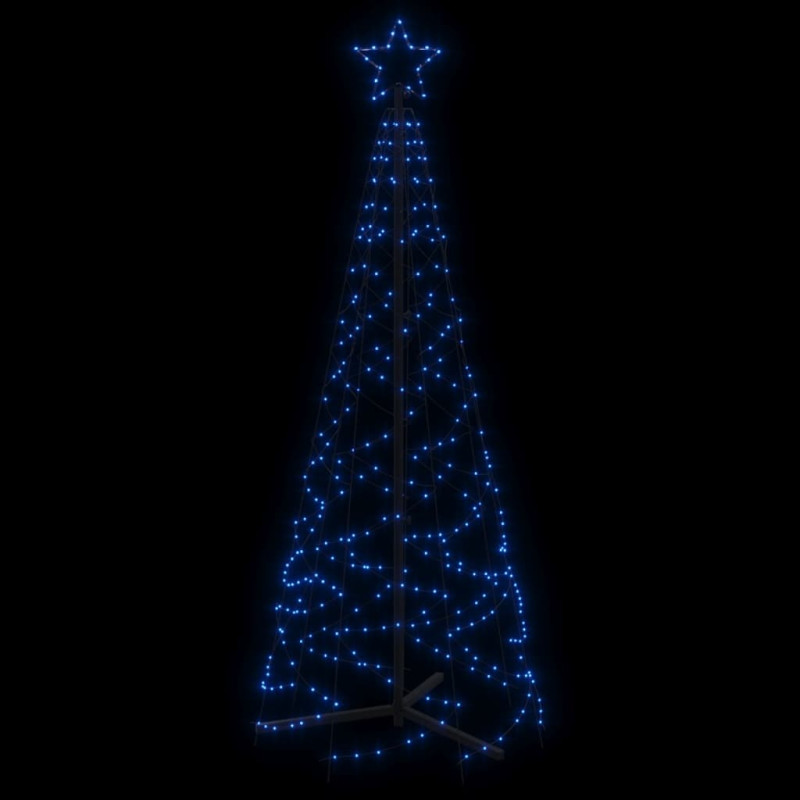 Choinka stożkowa, 200 niebieskich diod LED, 70x180 cm