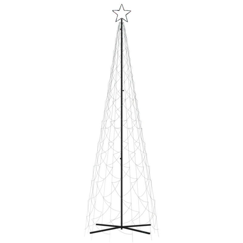 Choinka stożkowa, 500 kolorowych diod LED, 100x300 cm