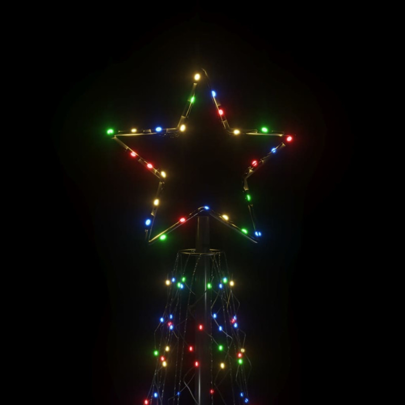 Choinka stożkowa, 500 kolorowych diod LED, 100x300 cm