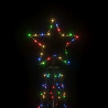 Choinka stożkowa, 500 kolorowych diod LED, 100x300 cm