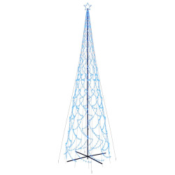 Choinka stożkowa, 3000 niebieskich diod LED, 230x800 cm