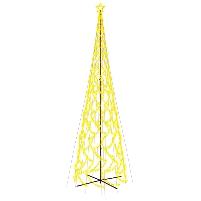 Choinka stożkowa, 3000 ciepłych białych LED, 230x800 cm