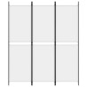 Parawan 3-panelowy, biały, 150 x 180 cm, tkanina