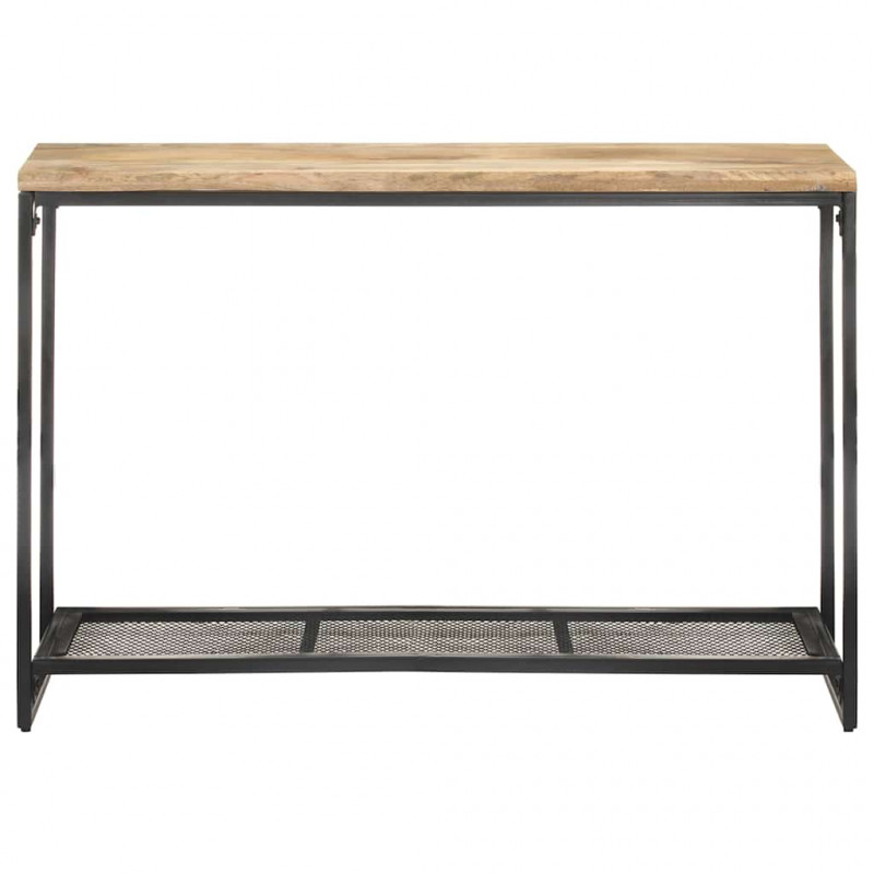 Stolik konsola, 110 x 35 x 75 cm, lite drewno mango