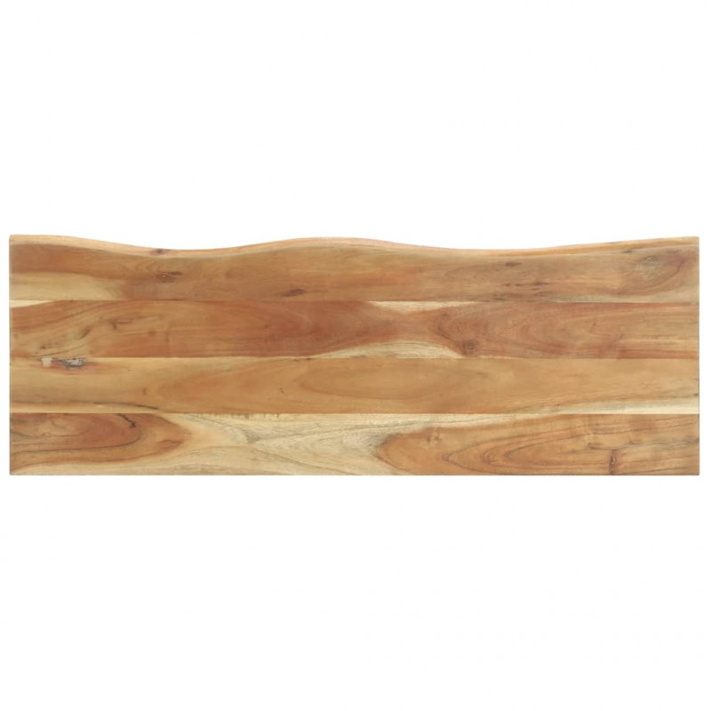 Wieszak oddający naturalną krawędź drzewa, 100x34x38 cm, akacja