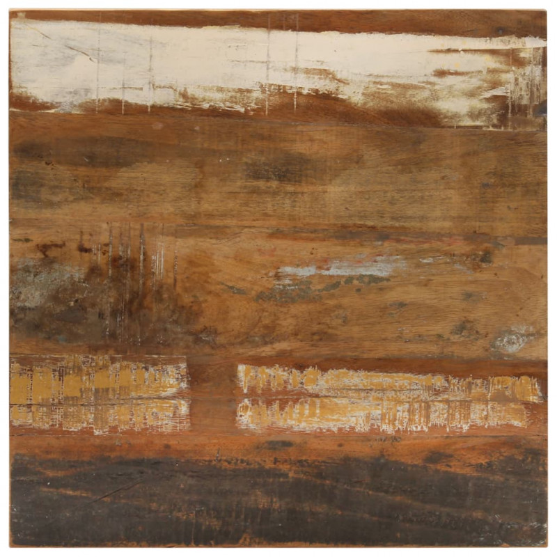 Stolik bistro, kwadratowy, 60x60x110 cm, lite drewno z odzysku