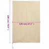 Kaptury ochronne z suwakiem, 4 szt., 70 g/m², 1,2x1,8 m