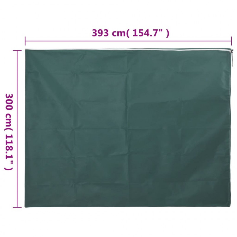 Kaptury ochronne z suwakiem, 4 szt., 70 g/m², 3,93x3 m