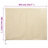 Kaptury ochronne z suwakiem, 10 szt., 70 g/m², 3,93x3 m