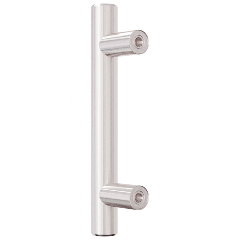 Uchwyty do szafek, 20 szt., srebrne, 64 mm, stal nierdzewna