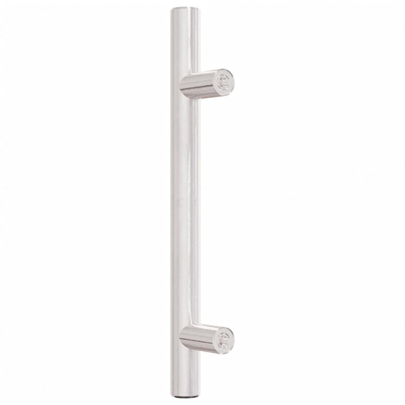 Uchwyty do szafek, 20 szt., srebrne, 96 mm, stal nierdzewna