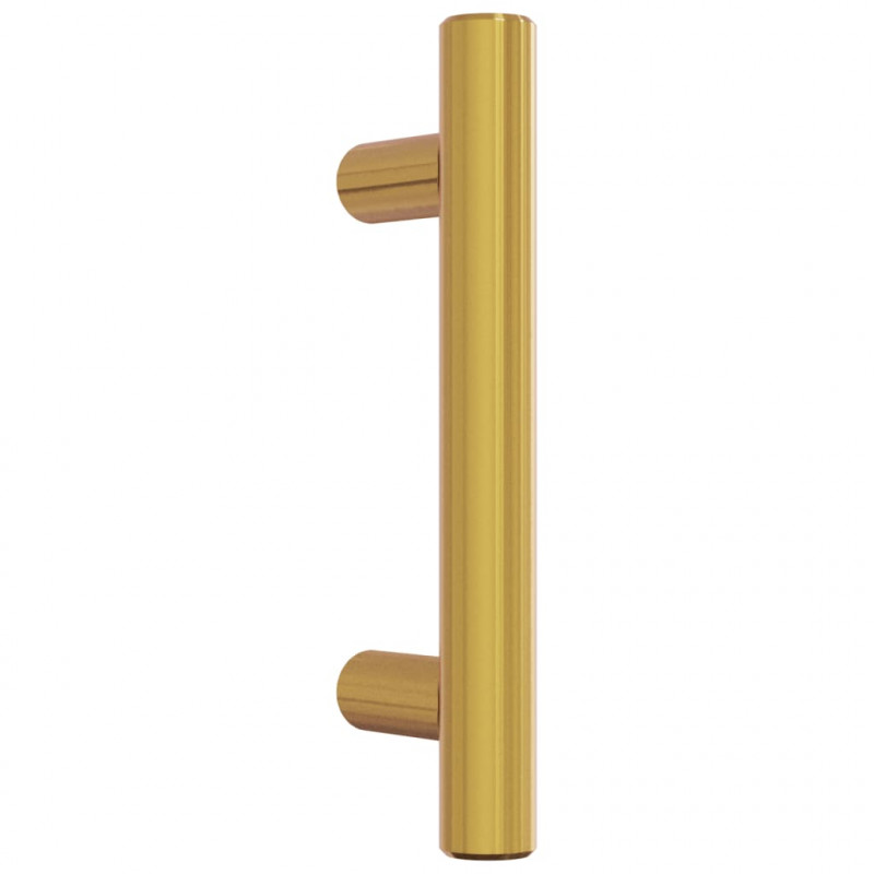 Uchwyty do szafek, 20 szt., złote, 64 mm, stal nierdzewna