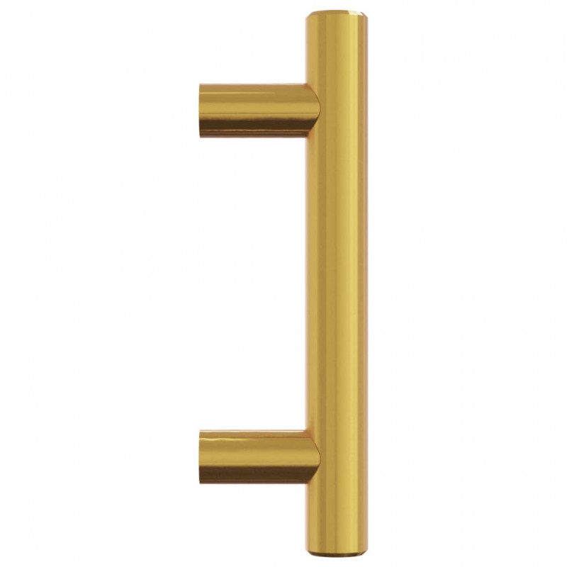 Uchwyty do szafek, 20 szt., złote, 64 mm, stal nierdzewna