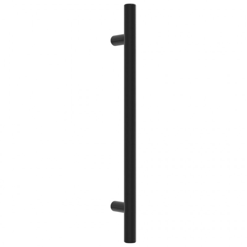 Uchwyty do szafek, 20 szt., czarne, 160 mm, stal nierdzewna