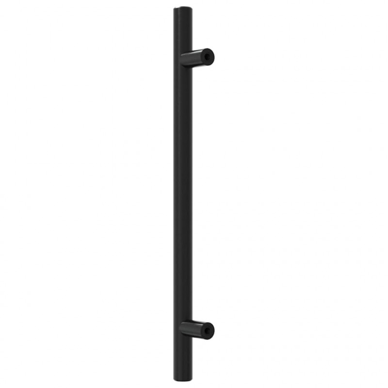 Uchwyty do szafek, 20 szt., czarne, 160 mm, stal nierdzewna