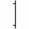 Uchwyty do szafek, 20 szt., czarne, 224 mm, stal nierdzewna