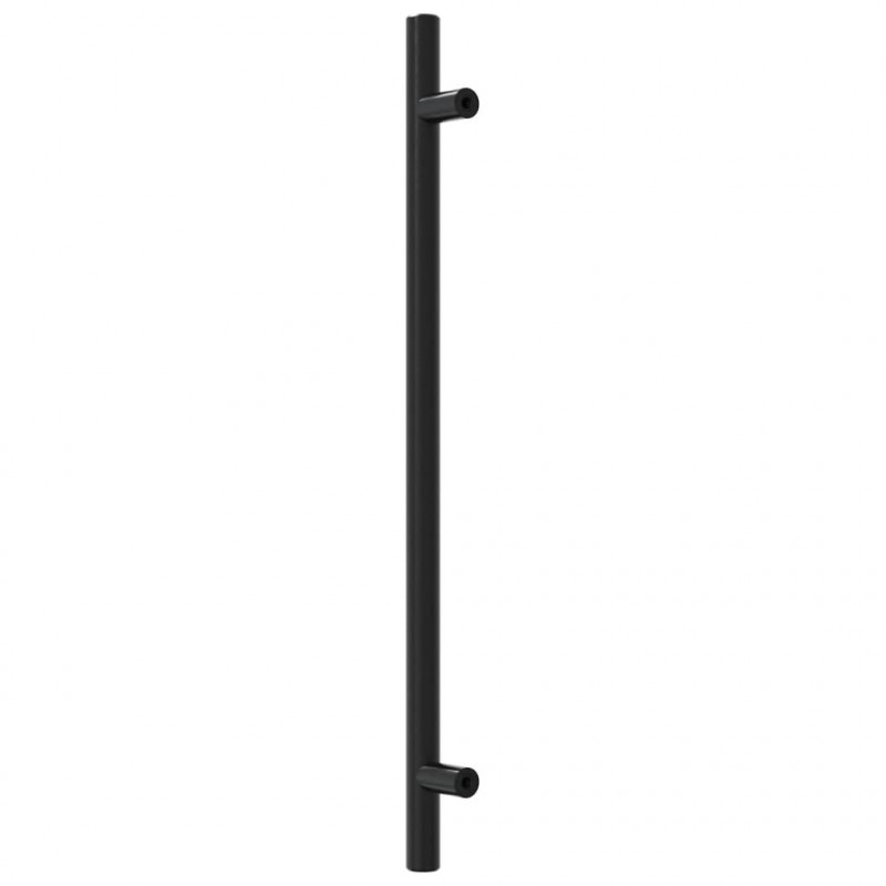 Uchwyty do szafek, 20 szt., czarne, 224 mm, stal nierdzewna