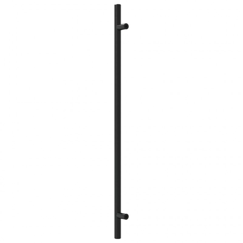 Uchwyty do szafek, 20 szt., czarne, 320 mm, stal nierdzewna