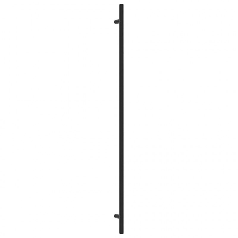 Uchwyty do szafek, 20 szt., czarne, 480 mm, stal nierdzewna