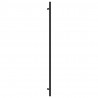Uchwyty do szafek, 20 szt., czarne, 480 mm, stal nierdzewna