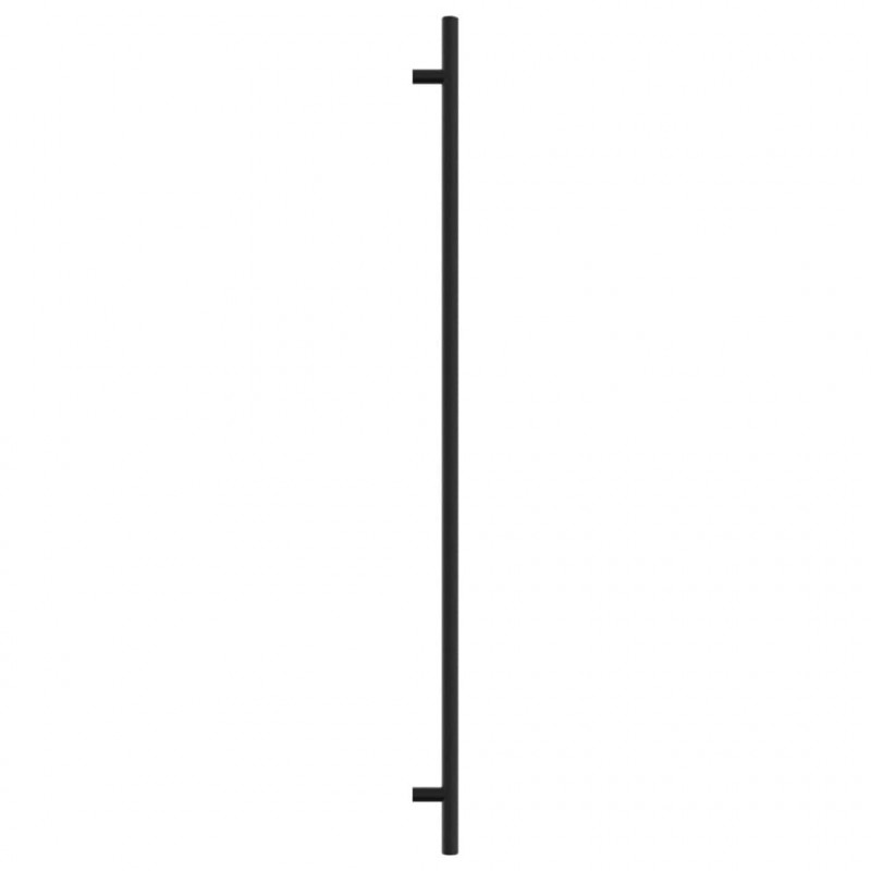 Uchwyty do szafek, 20 szt., czarne, 480 mm, stal nierdzewna