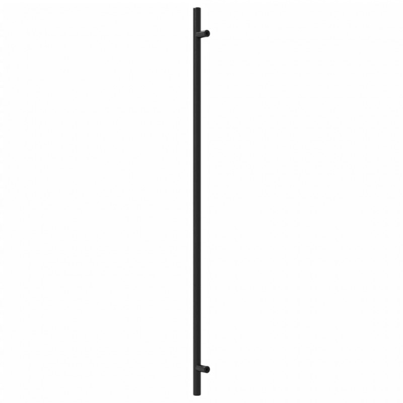 Uchwyty do szafek, 20 szt., czarne, 480 mm, stal nierdzewna