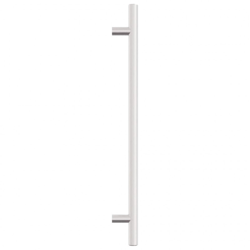 Uchwyty do szafek, 10 szt., srebrne, 224 mm, stal nierdzewna