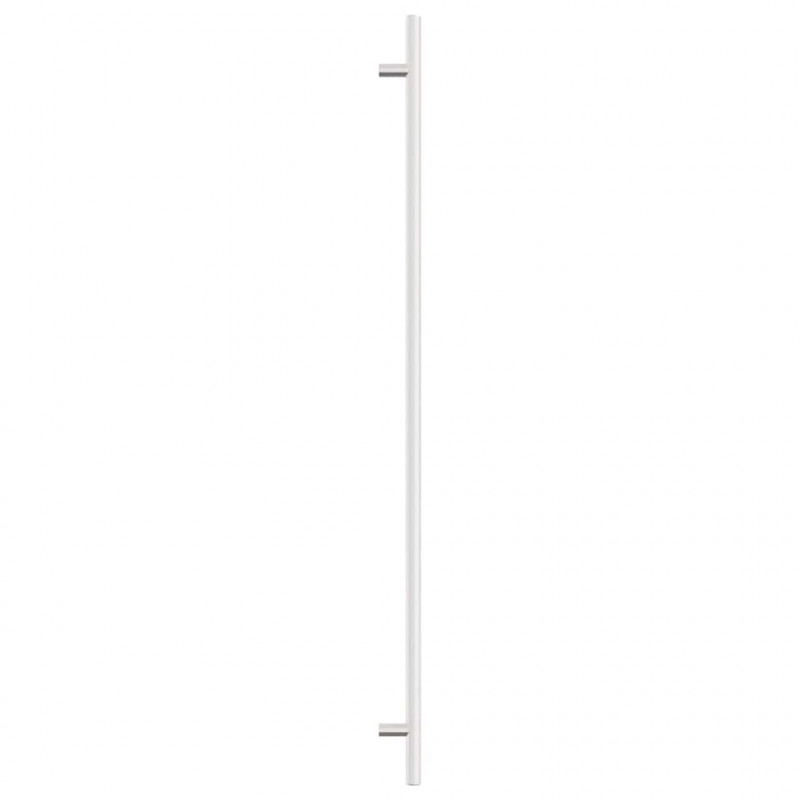 Uchwyty do szafek, 10 szt., srebrne, 480 mm, stal nierdzewna
