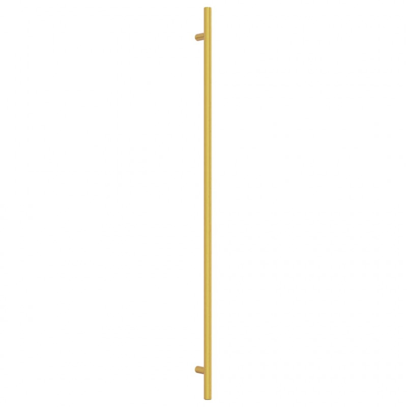 Uchwyty do szafek, 10 szt., złote, 480 mm, stal nierdzewna