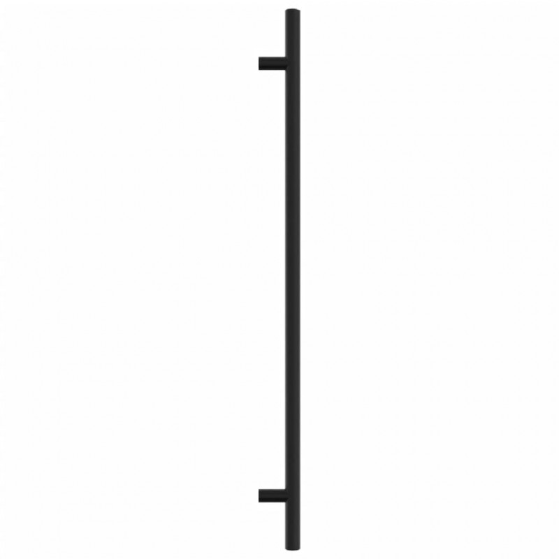 Uchwyty do szafek, 10 szt., czarne, 320 mm, stal nierdzewna