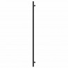 Uchwyty do szafek, 10 szt., czarne, 480 mm, stal nierdzewna