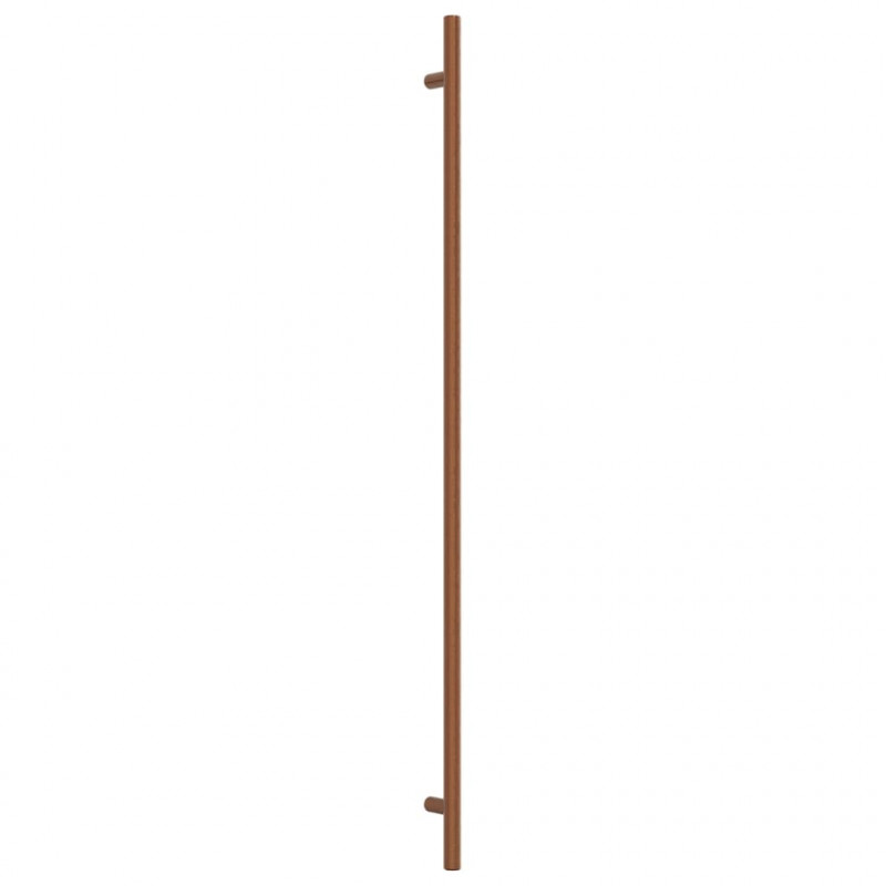 Uchwyty do szafek, 10 szt., brąz, 480 mm, stal nierdzewna