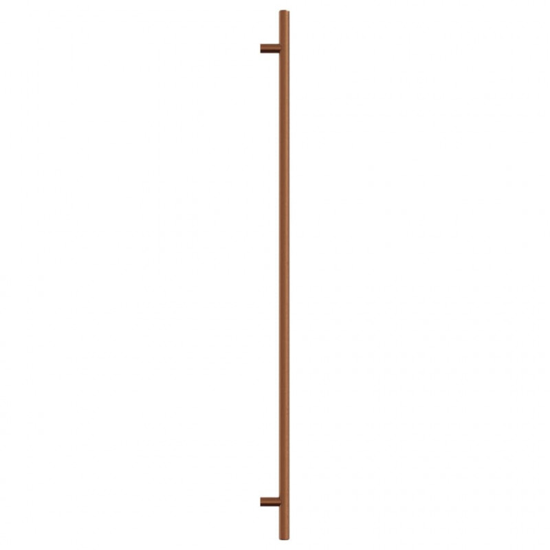 Uchwyty do szafek, 10 szt., brąz, 480 mm, stal nierdzewna