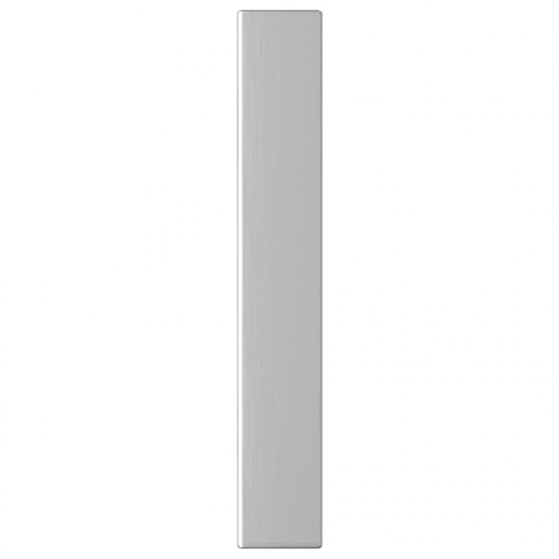 Uchwyty do szafek, 20 szt., srebrne, 64 mm, stal nierdzewna