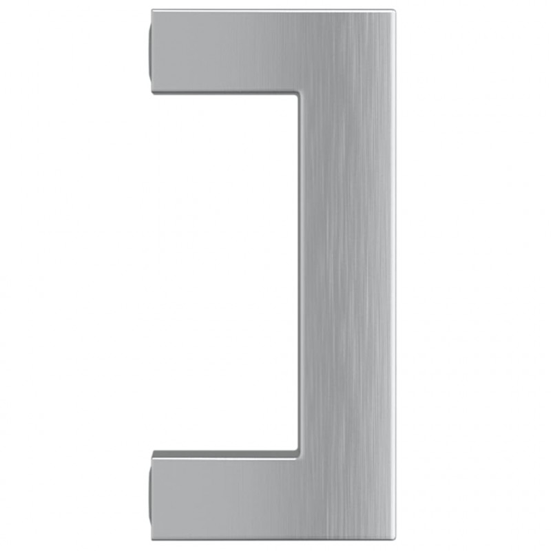 Uchwyty do szafek, 20 szt., srebrne, 64 mm, stal nierdzewna