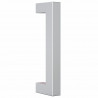 Uchwyty do szafek, 20 szt., srebrne, 96 mm, stal nierdzewna