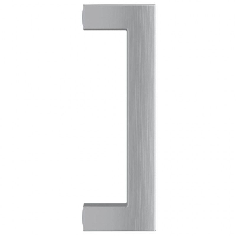 Uchwyty do szafek, 20 szt., srebrne, 96 mm, stal nierdzewna