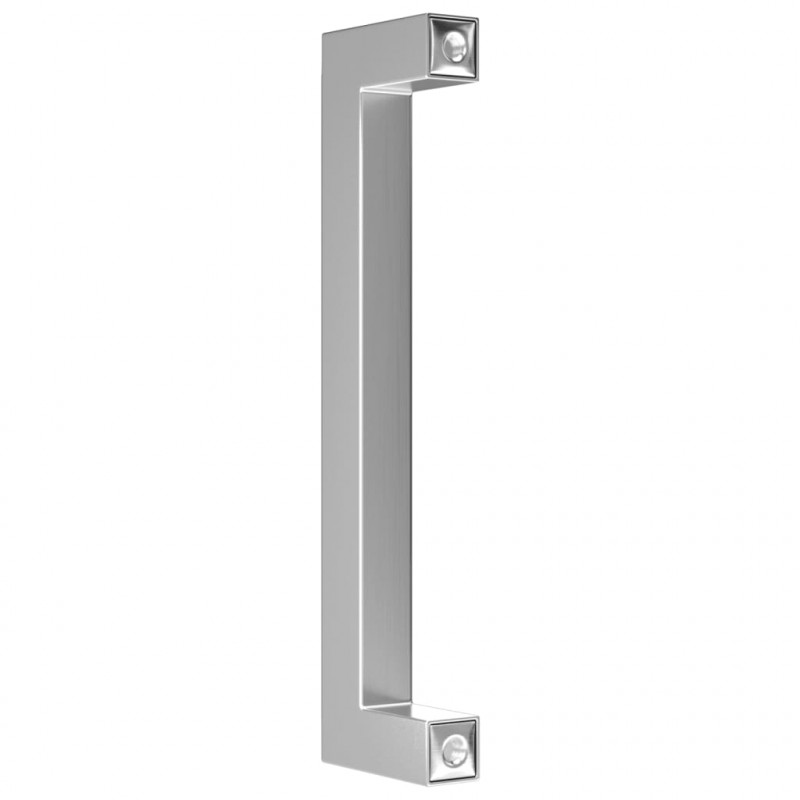 Uchwyty do szafek, 20 szt., srebrne, 128 mm, stal nierdzewna