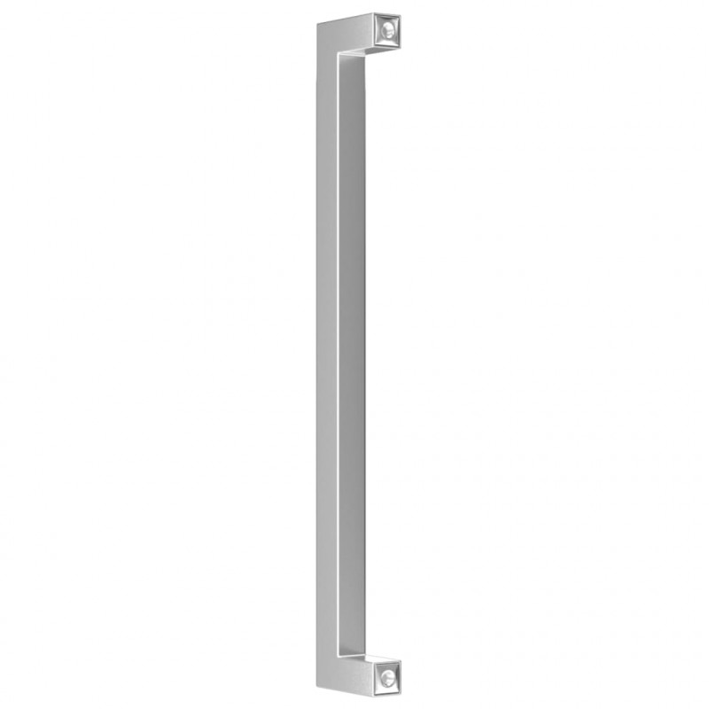 Uchwyty do szafek, 20 szt., srebrne, 224 mm, stal nierdzewna