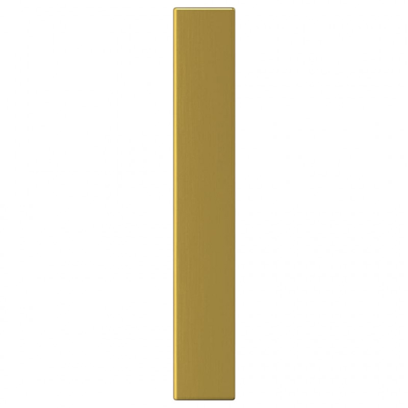 Uchwyty do szafek, 20 szt., złote, 64 mm, stal nierdzewna