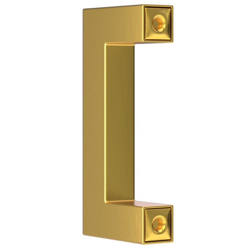 Uchwyty do szafek, 20 szt., złote, 64 mm, stal nierdzewna