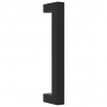 Uchwyty do szafek, 20 szt., czarne, 128 mm, stal nierdzewna