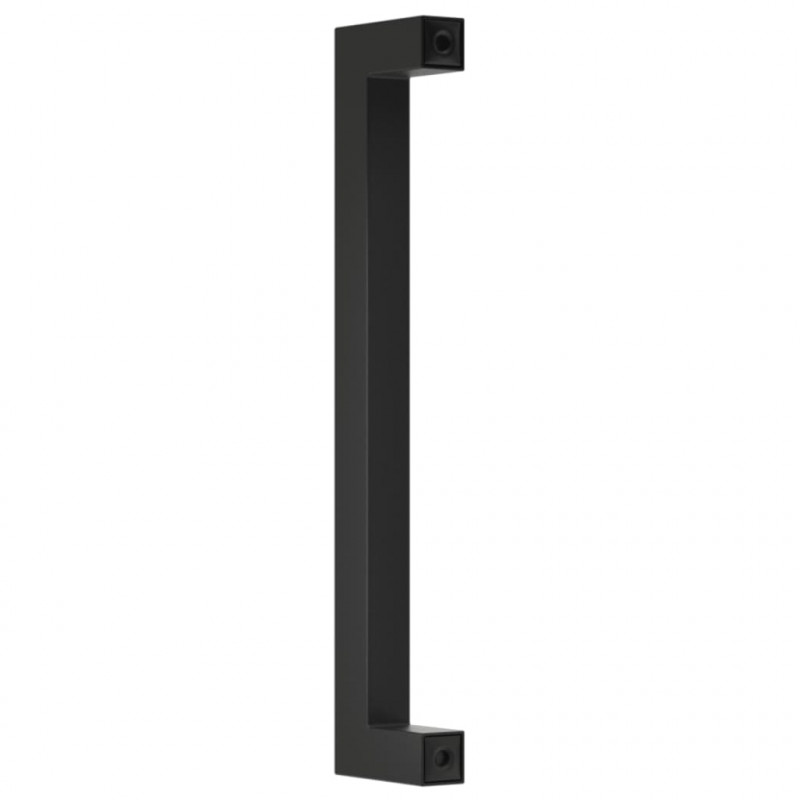 Uchwyty do szafek, 20 szt., czarne, 160 mm, stal nierdzewna