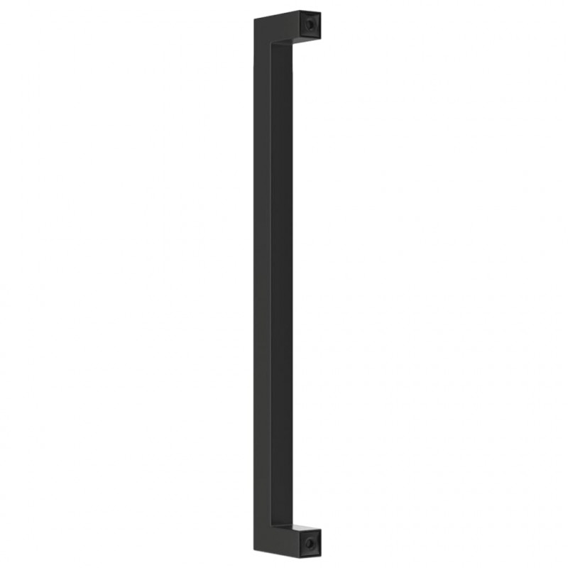 Uchwyty do szafek, 20 szt., czarne, 224 mm, stal nierdzewna
